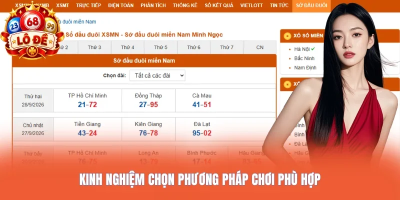 Kinh nghiệm chọn phương pháp chơi phù hợp