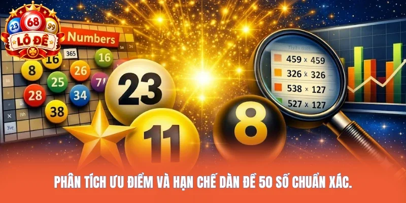 Phân tích ưu điểm và hạn chế dàn đề 50 số chuẩn xác