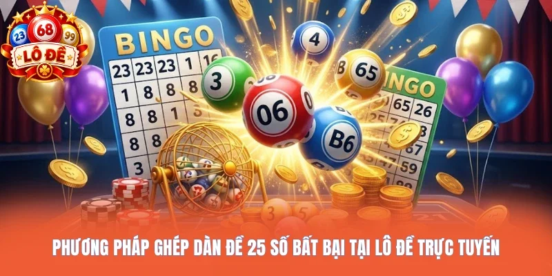 Phương pháp ghép dàn đề 25 số bất bại tại Lô đề trực tuyến