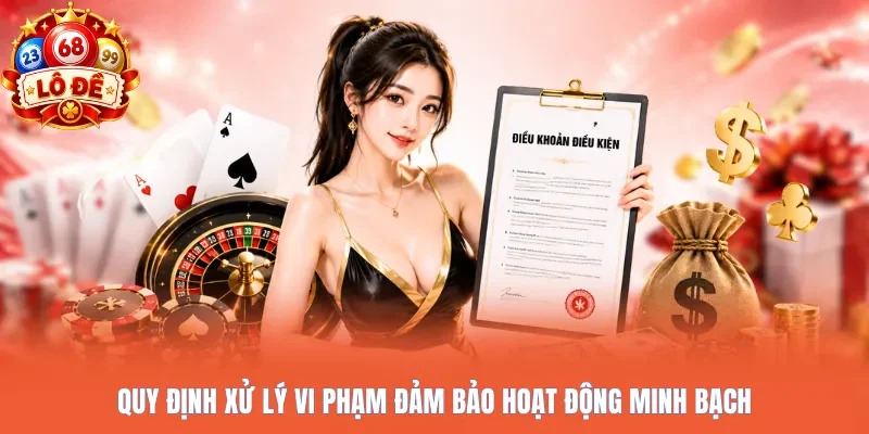 Quy định xử lý vi phạm đảm bảo hoạt động minh bạch